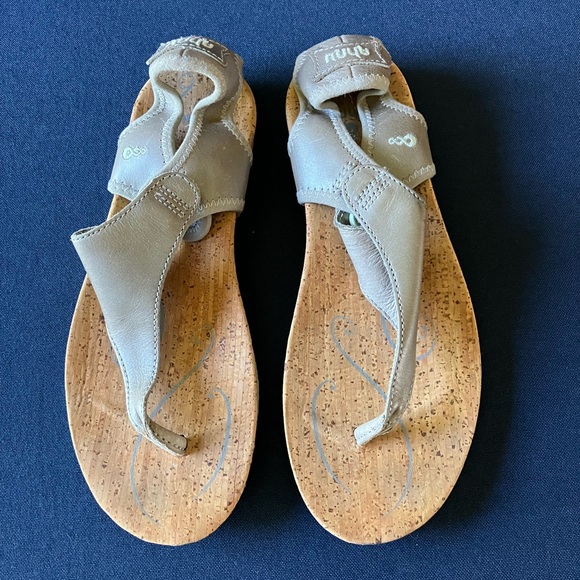 Ahnu Serena Cork Thong Sandals - Picture 1 of 9